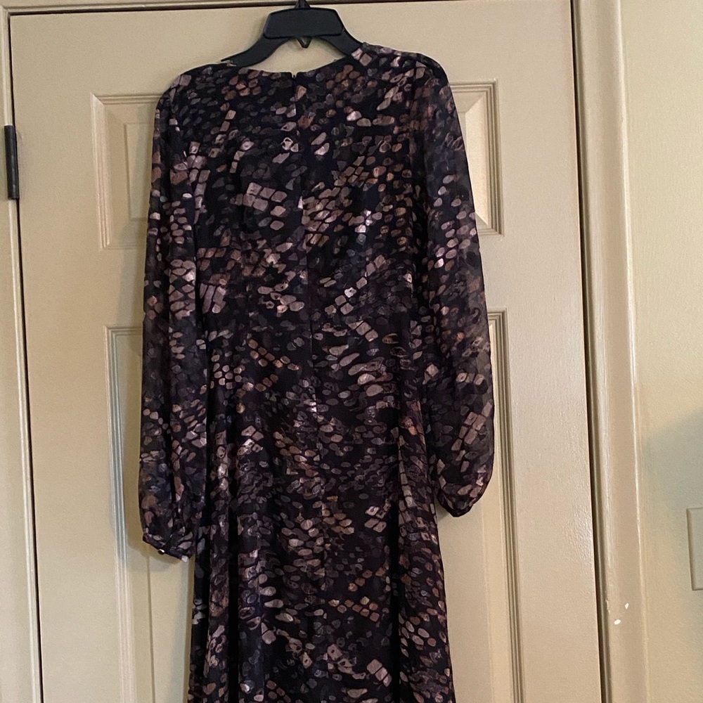 Tie waist midi dress